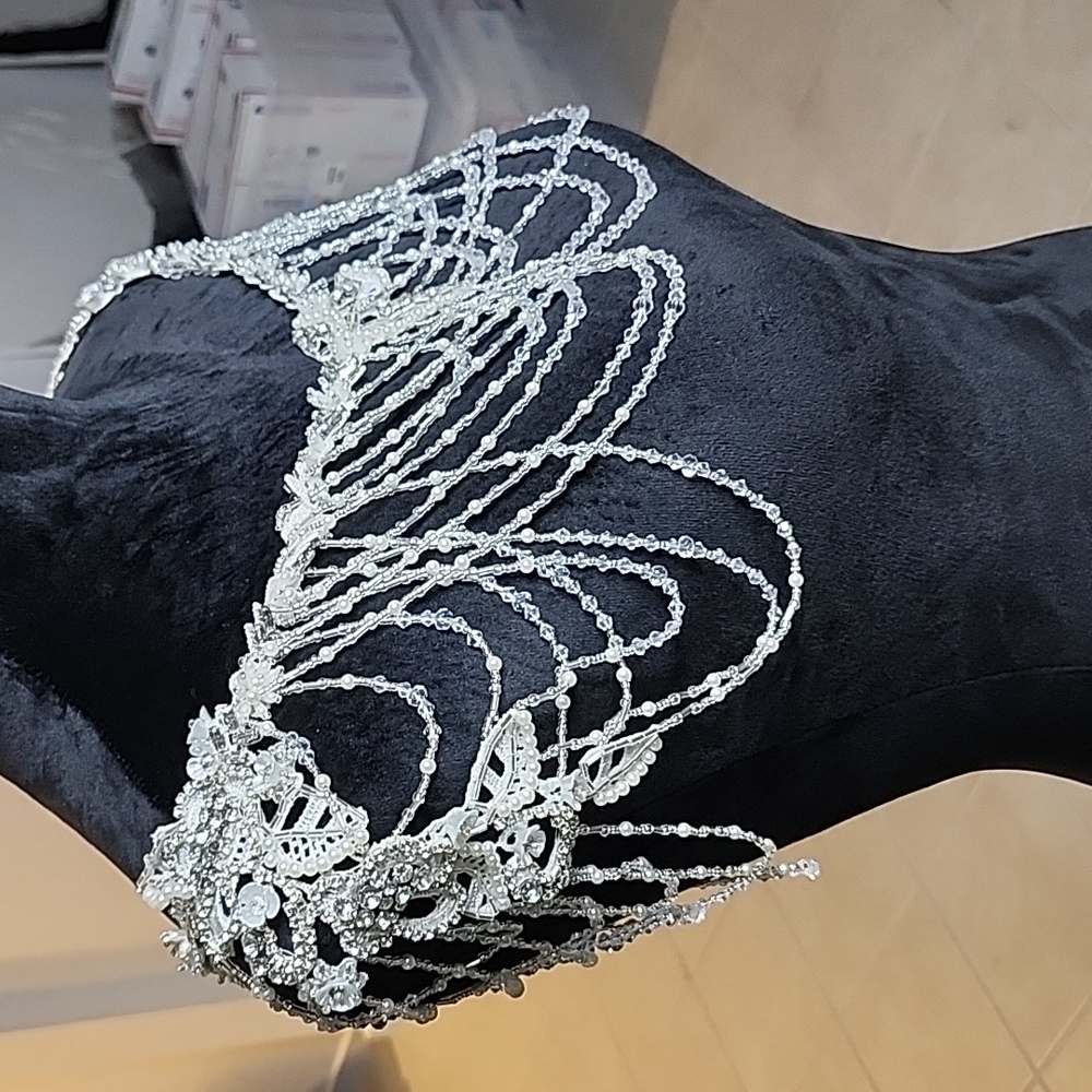 Custom Bridal shoulder necklace
